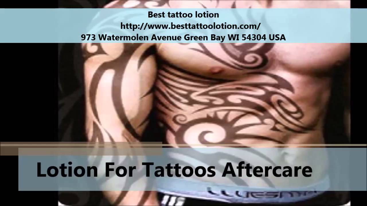 Best Tattoo Lotion Tattoo Aftercare Products YouTube