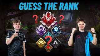 MOIST APEX GUESS THE RANK!!!