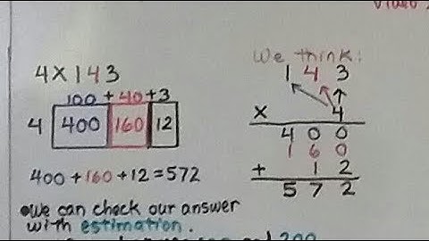 4th Grade Math 2.7, Multiply Using Partial Products