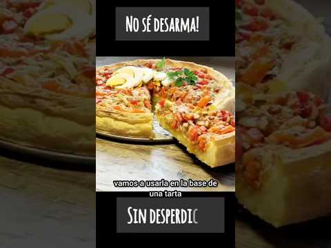 SOBRÓ PURÉ?👉 TARTA SIN HARINA con puré sobrante 👉 no se desarma