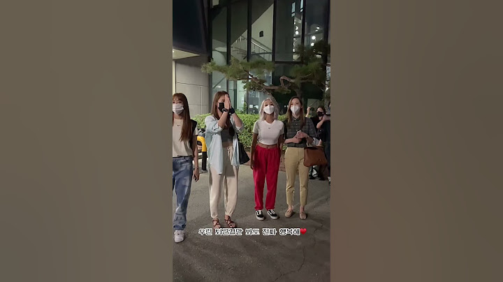 5년 만에 보는 씨스타 완전체 퇴근길