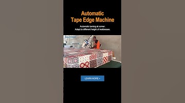 From training to full mattress production in days made in China automatic tape edge machine Africa