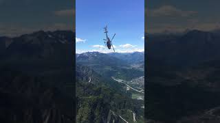 Awesome Helicopter Nose Dive at Cima Vezzena Italy