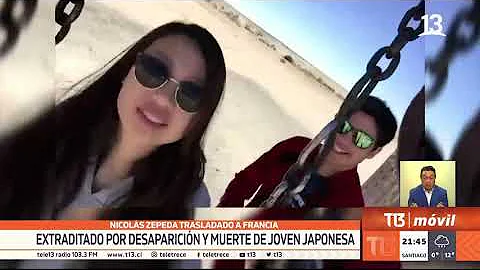 Caso Narumi: Nicols Zepeda es extraditado a Franci...