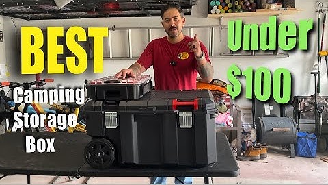 Mobile CAMPING STORAGE Box that Won