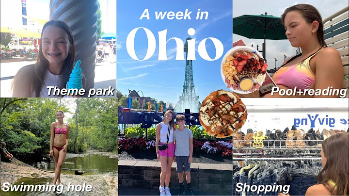 Spend a fun week with me in Ohio! *theme park, swimming, shopping, trampoline park*