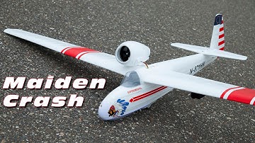 HobbyKing Hall Cherokee 1700mm EDF Glider - Maiden Flight! :P