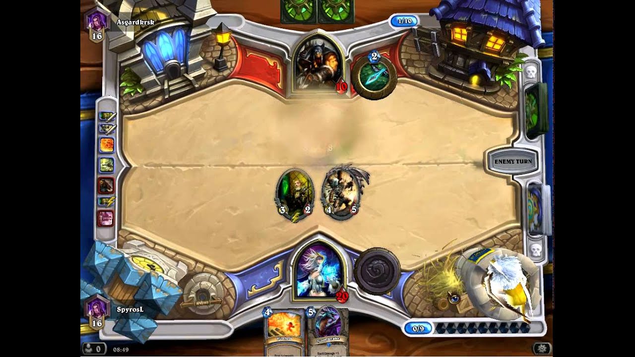 aggro mage vs warrior & hunter ranked hearthstone [aggro mage decklist]