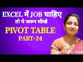 Pivot Table for Beginners in Excel in Hindi Part-24 Pivot Table in Excel 