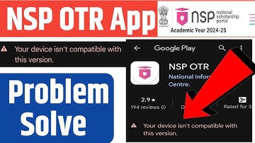 nsp otr app your device isn