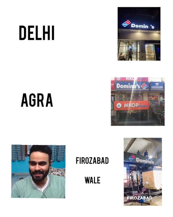Firozabad me Domino's,😯 #shorts #virl #shortsfeed #up83 #firozabad #dominos #virlshorts
