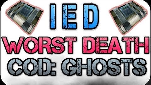 COD Ghosts: Worst IED death EVER + BONUS 360 Knife Kill