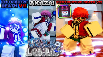 Becoming Akaza (Destructive Death V2) In Roblox Weak Legacy 2... Here