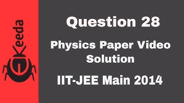 IIT-JEE Main 2014 - Physics Paper Video Solution - Question 28 | Ekeeda.com