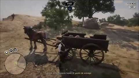 Red Dead Online - Robo de carreta (Stealing Trader Wagon)  -7-