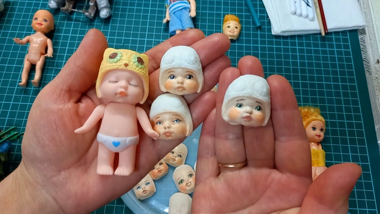 Личики для ватных игрушек. Часть 1. Обзор. #кукласвоимируками # ...