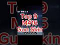Top 9 M416 Gun Skin #shorts #pubgmobile #pubgbestgun #viralvideo #gaming #youtubeshorts #youtube