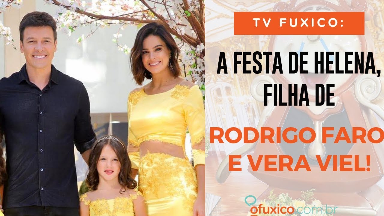 TV Fuxico: A festa de Helena, filha de Rodrigo Faro e Vera Viel!