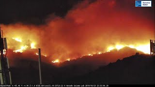 A time-lapse video captures the explosive growth late wednesday of
wildfire that's forced evacuations in california's wine country. (oct.
24) subscribe for...