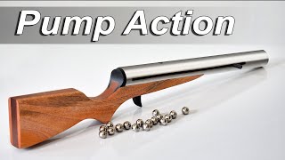 Pump Action Slingshot With Great Mechanism
