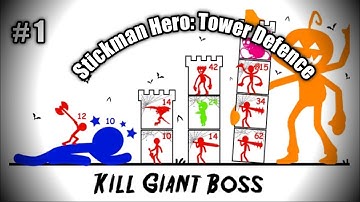 Stick War: Hero😱 Tower Defence  - Gameplay Walkthrough Part 1 Level 1-17 Rainbow Friends#viralvideos