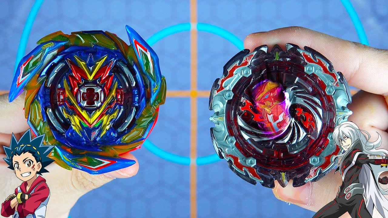 ベイブレードバースト超王シリーズ ホロウデスサイザー、ブレイブヴァルキリー他 BRAVE VALKYRIE vs DEAD PHOENIX Valt VS Phi Beyblade Burst