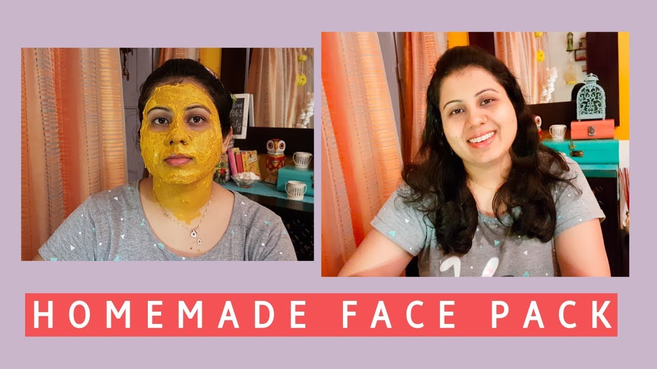 Homemade Face Pack for Glowing Skin Tan Acne Removal Fairness Face