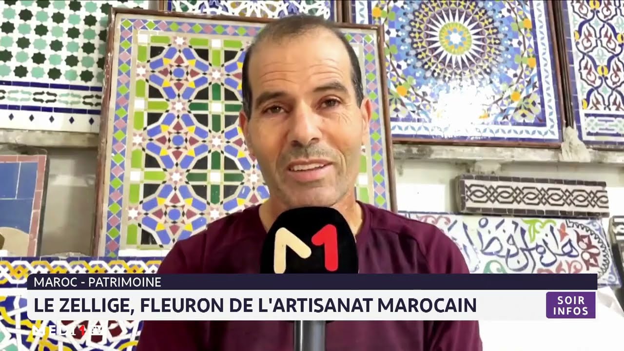 Maroc-patrimoine: le zellige, fleuron de l´artisanat marocain