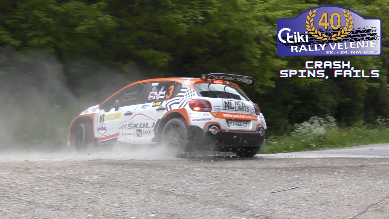 40. Rally Velenje 2025 | Crash, Spins, Fails