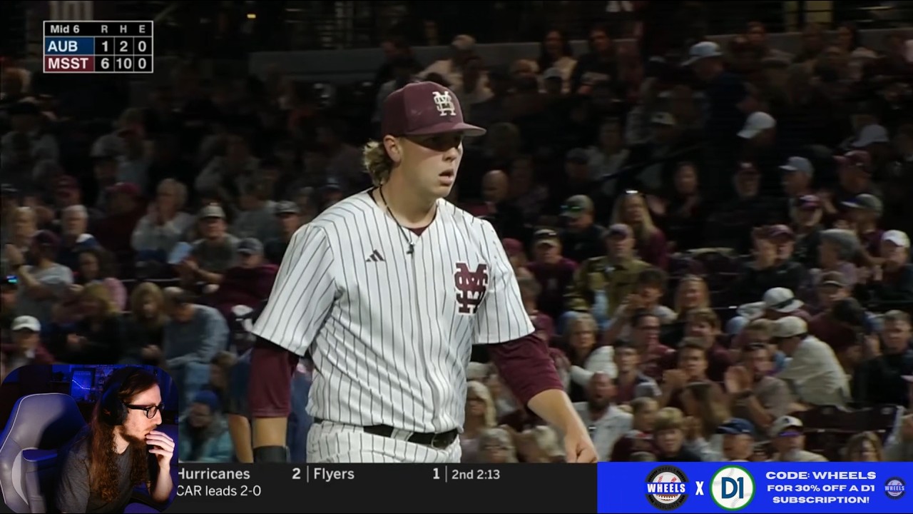 REACTING TO #6 Auburn vs #11 Mississippi State | Game 1 | 2026 College ...