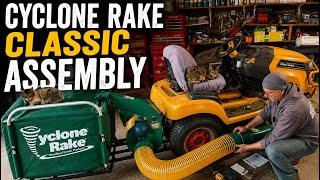 Cyclone Rake Classic Assembly & Installation on a Cub Cadet