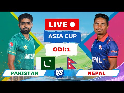 Pakistan vs Nepal Asia Cup Live | PAK vs NEP Match 1 Asia Cup 2023 Live Score #livescore #trending
