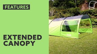 4 Man Tent And Extended Canopy Cinch - Features