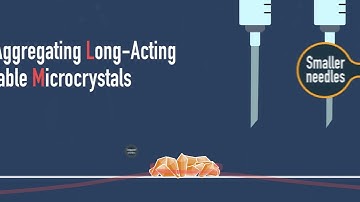 Self-Aggregating Long-Acting Injectable Microcystals