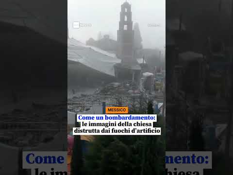 Messico, esplode il materiale pirotecnico alla festa patronale #news