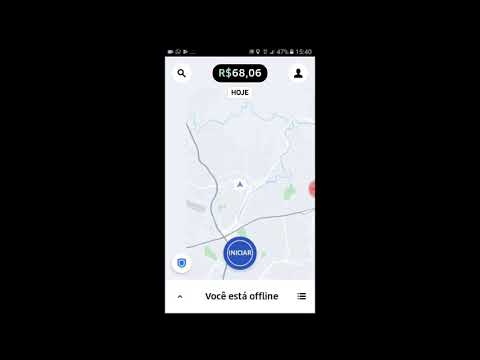 Motorista iniciante na Uber!Veja como funciona o app pela primeira vez!