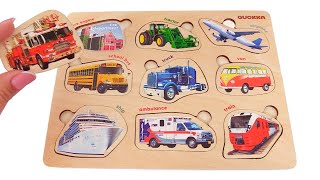 Best Learn Vehicles, Fire Truck, Train, Tractor, Shapes | Prechool Toddler Learning screenshot 5