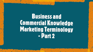 Marketing Terminology | CA Foundation | Chapter 6 | BCK | In Detail | Hindi | Part 2 (HD)