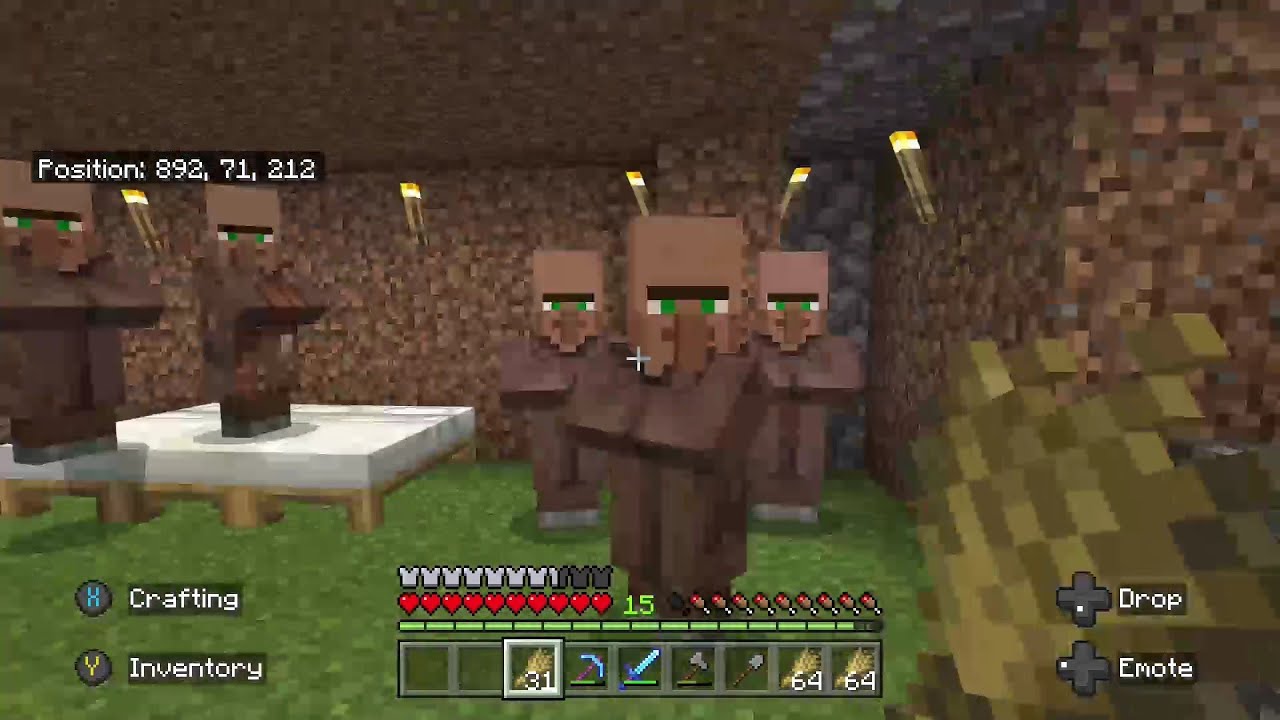 SO MANY VILLAGERS! Minecraft Realms - Attempting to breed Villagers and Build them a Home of Sorts 😂