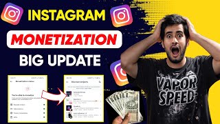 Instagram Monetization Big Update 2026 ✅ Now start earning with such a low number of followers 🤑