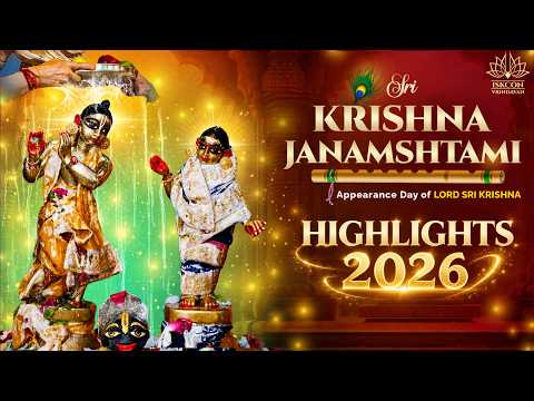 Sri Krishna Janmashtami Highlights 2026 | ISKCON Vrindavan | Hare Krishna