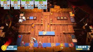 Overcooked! 2 | Carnival of Chaos | Level 1-3 | 1 player (solo) | 4 stars