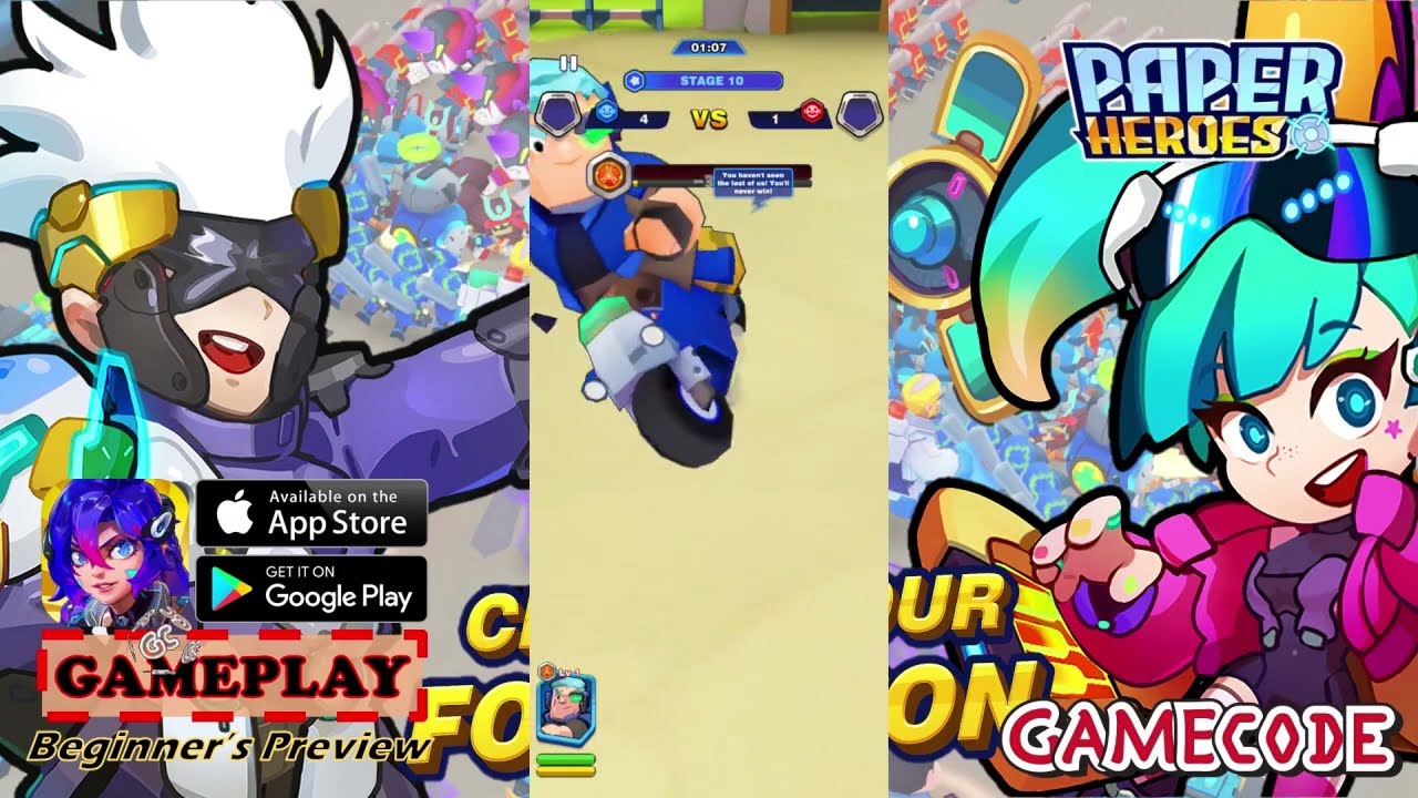 Paper Heroes Gameplay