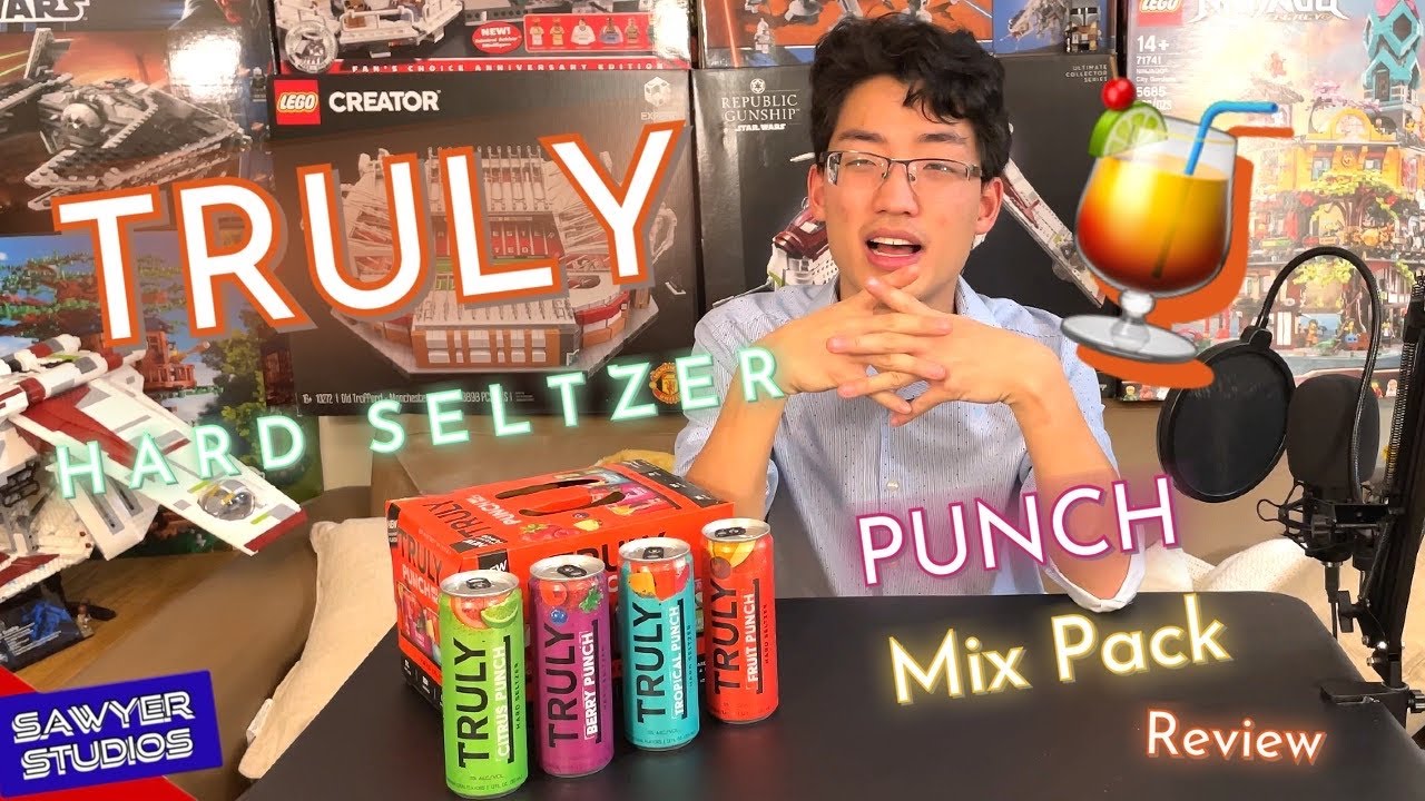 Sawyer Studios Reviews Truly Punch Mix Pack! | Hard Seltzer