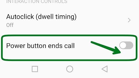 power button to end call infinix zero 5g | how to enable power button to end call