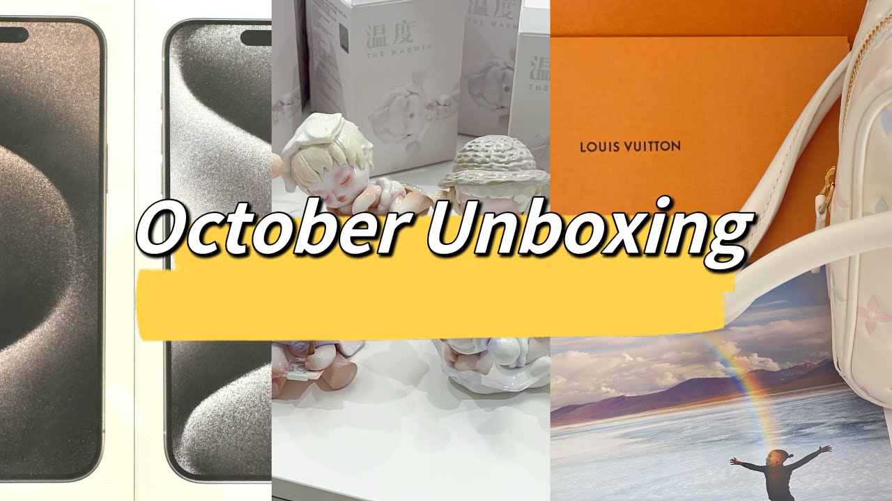 [ENG SUB] 十月开箱分享 | October Shopping Haul | iPhone 15 | Louis Vuitton ...