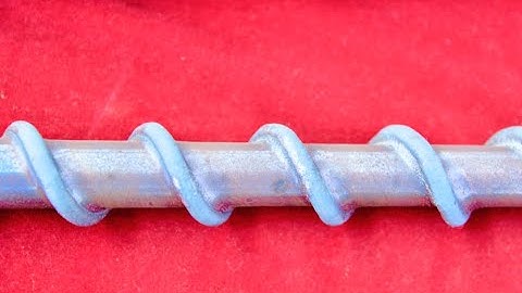 Laser Cladding Machine Testing - Long shaft with Screw repair