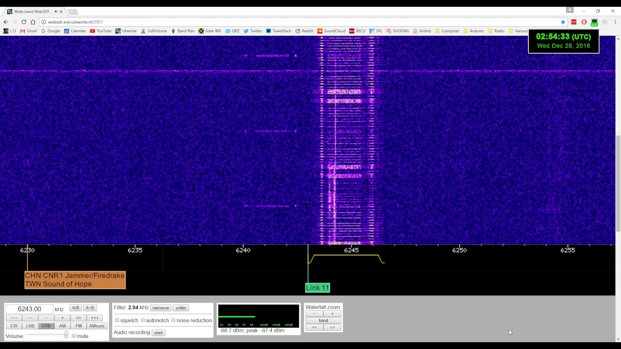 NATO / Military Tactical Data Link 11 signal at 6243 kHz YouTube