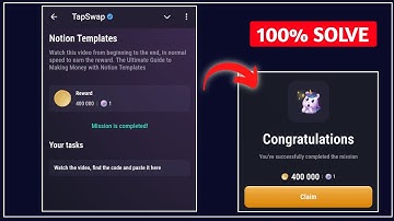 Notion Templates | Tapswap Code | The Ultimate Guide to Making Money with Notion Templates