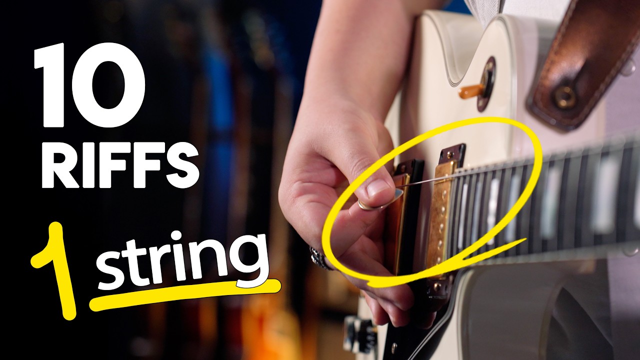 10 Riffs 1 String - YouTube